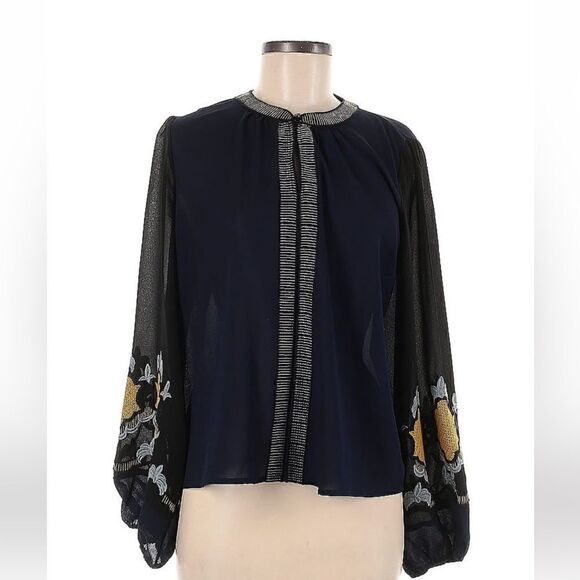 Vanessa Virginia Luciana boho embroidered top - Picture 3 of 5